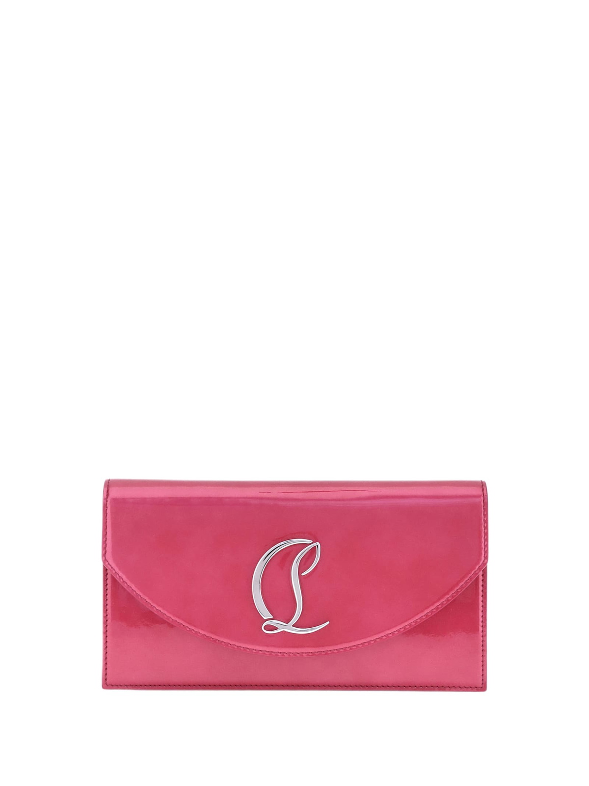 Christian Louboutin - Loubila denim clutch Christian Louboutin