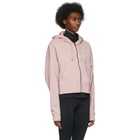 Nike Pink Fleece Sportswear Essentials Full-Zip Hoodie