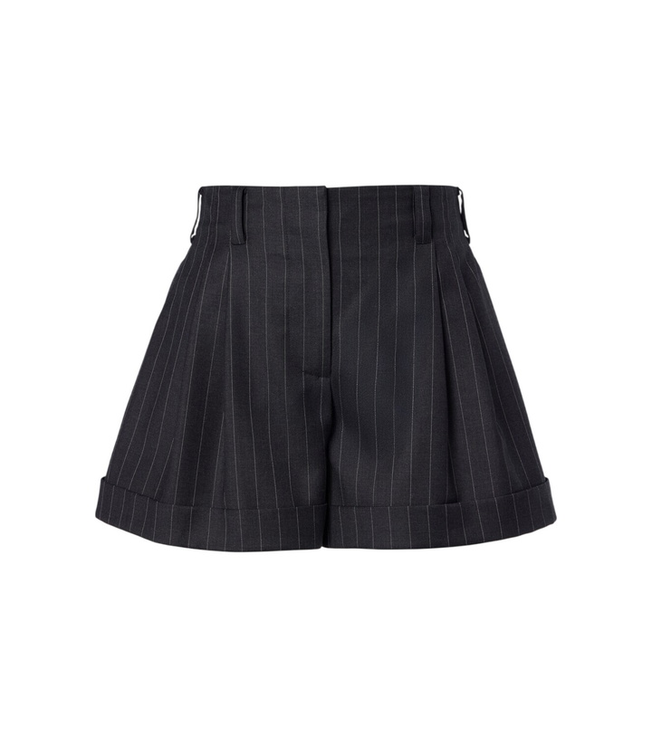 Photo: Givenchy Pinstripe wool shorts