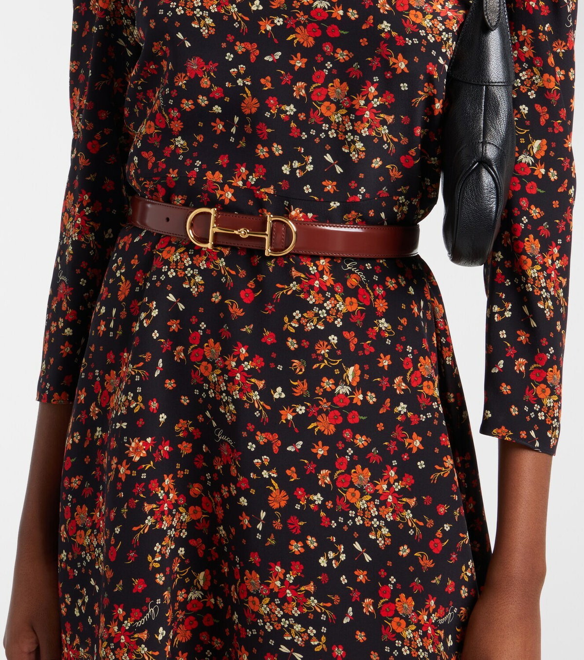 Gucci Horsebit reversible leather belt