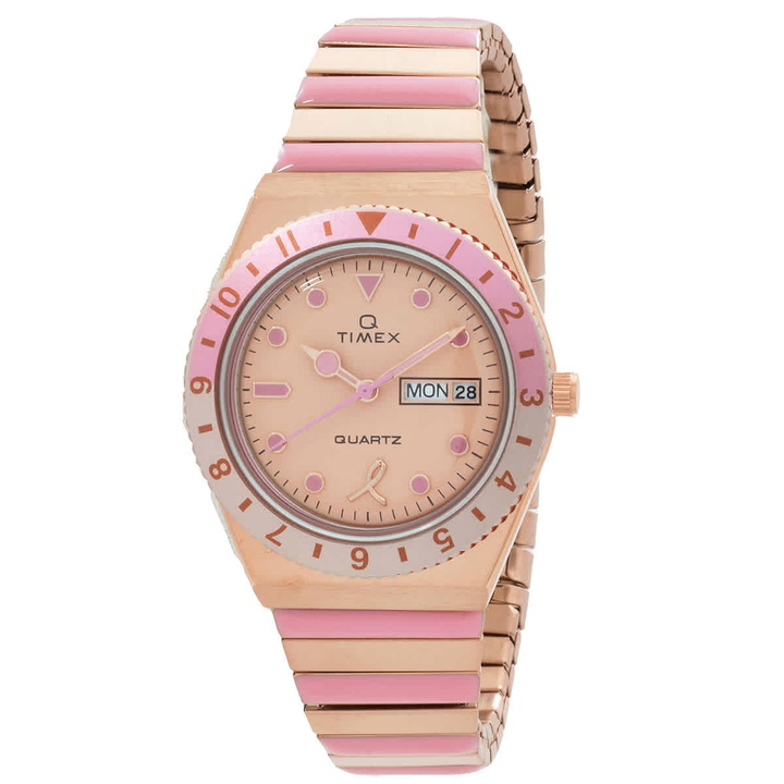 Photo: Timex Q Timex x BCRF Quartz Rose Gold Dial Ladies Watch TW2V52700VQ