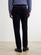 Sunspel - Straight-Leg Cotton-Corduroy Suit Trousers - Blue