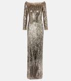 Jenny Packham Marnie embellished gown