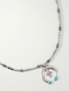 Peyote Bird - High Desert Sterling Silver Multi-Stone Necklace - Silver