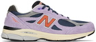 New Balance Purple Made In USA 990v3 Sneakers