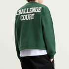 Nike Men's Club Rules Fleece Crew Sweatshirt in Fir/Sail