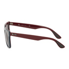 Ray-Ban Grey and Burgundy High Street Sunglasses