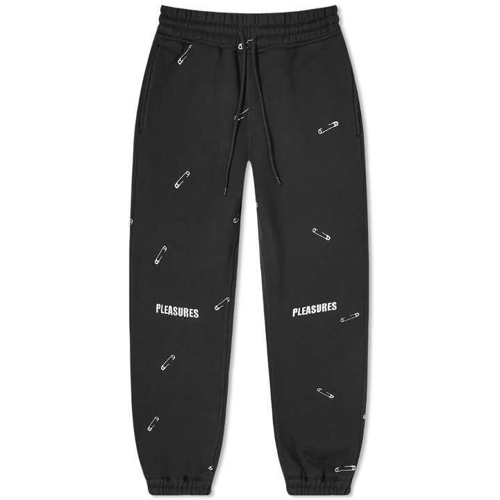 Photo: PLEASURES Safety Pin Embroidered Sweat Pant