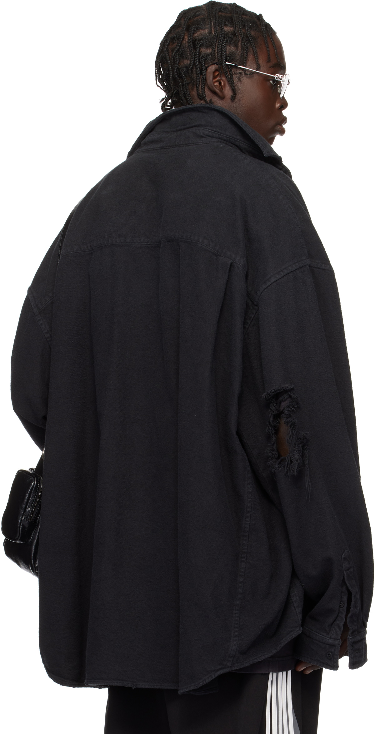 Balenciaga Black Sports Icon Layered Shirt