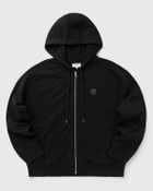Maison Kitsune FOX HEAD ZIPPED OVERSIZE HOODIE White Mens Hoodies/Zipper