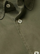 Officine Générale - Benoit Garment-Dyed Lyocell-Twill Shirt - Green