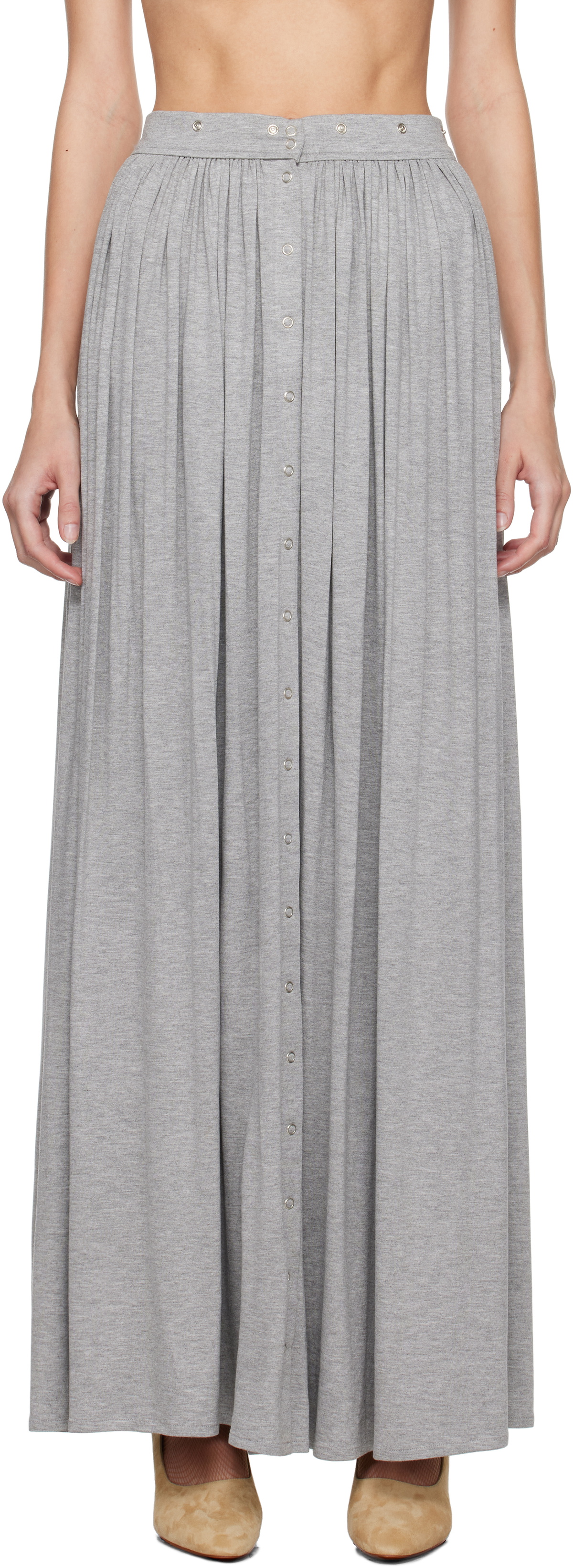 Nicklas Skovgaard Gray Ivy Maxi Skirt