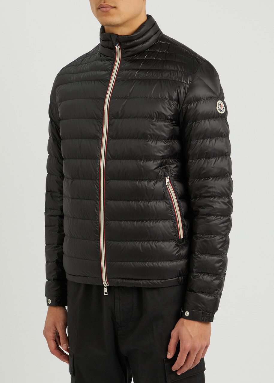 Moncler Daniel Quilted Shell Jacket Black 6, Men's Designer Shell