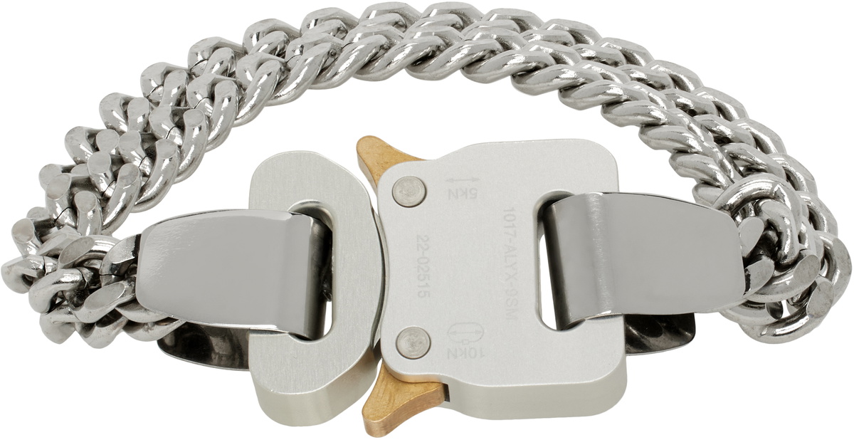 【1017Alyx x 9SM】送料/関税込 L BUCKLE BRACELET 1017 ALYX 9SM 2x Chain Buckle Bracelet 1017 ALYX 9SM