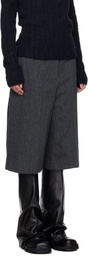 Juun.J Gray Culotte Shorts