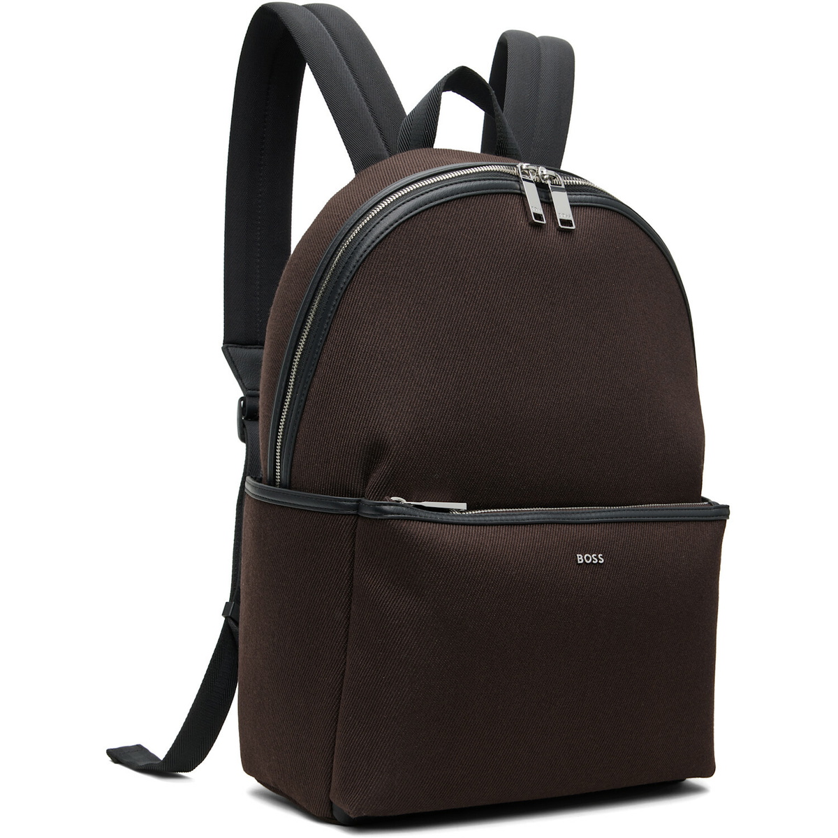 BOSS Brown Logo Lettering Backpack