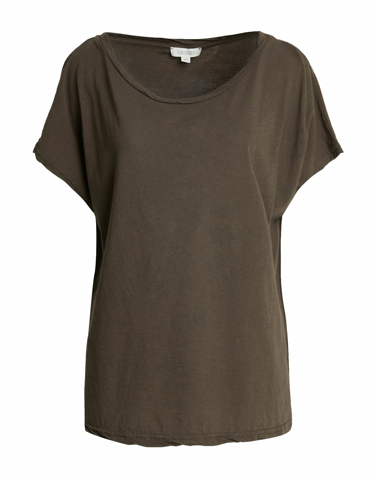 Crossley Womens T-shirt Chocolate in Brown