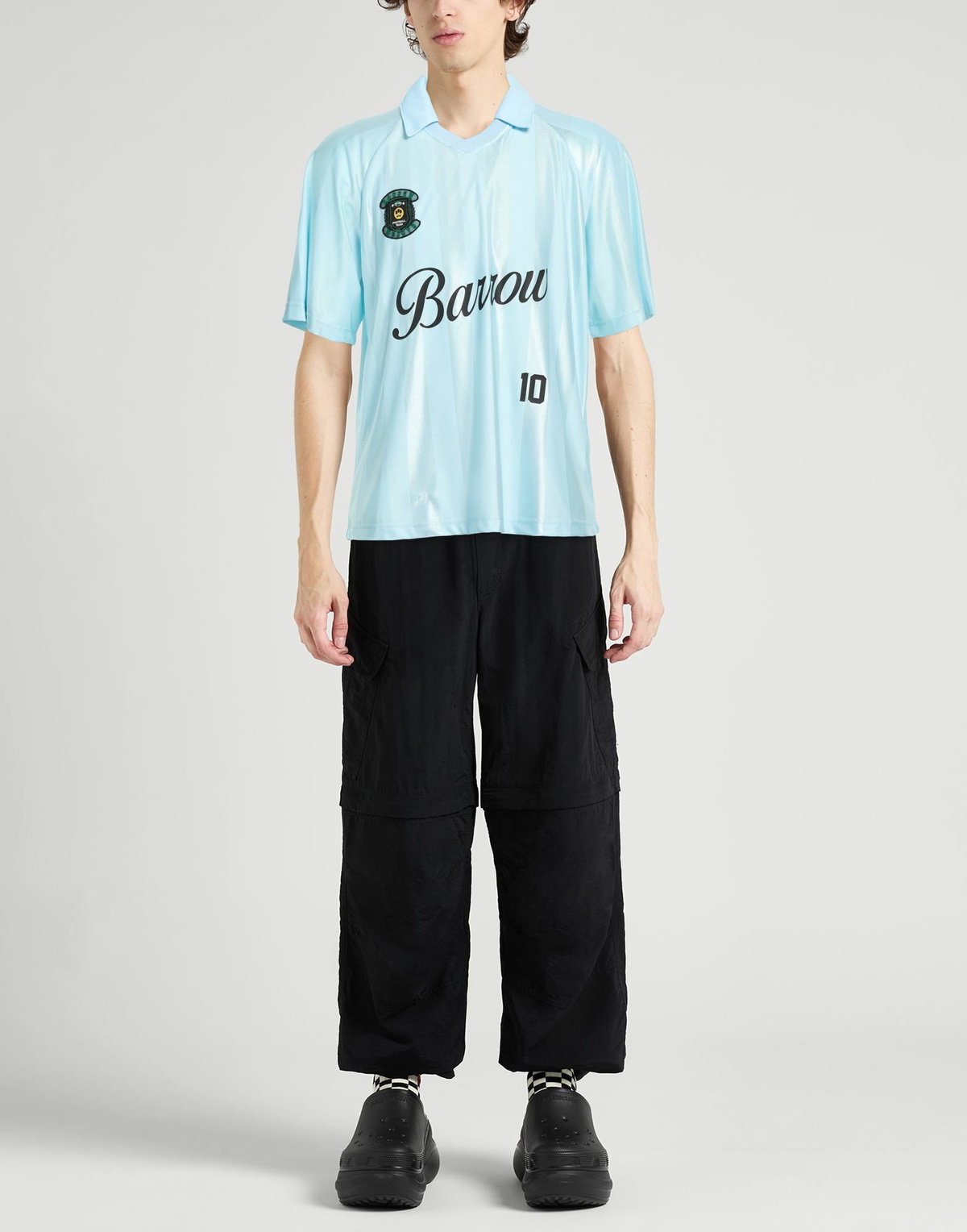 Barrow Mens Polo shirt in Sky blue