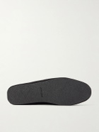 John Lobb - Kingston II Collapsible-Heel Suede Loafers - Black