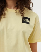 The North Face Wmns Cropped Fine Tee Yellow - Womens - Shortsleeves