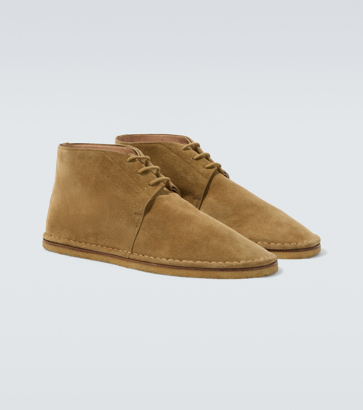 The Row Nicola suede desert boots