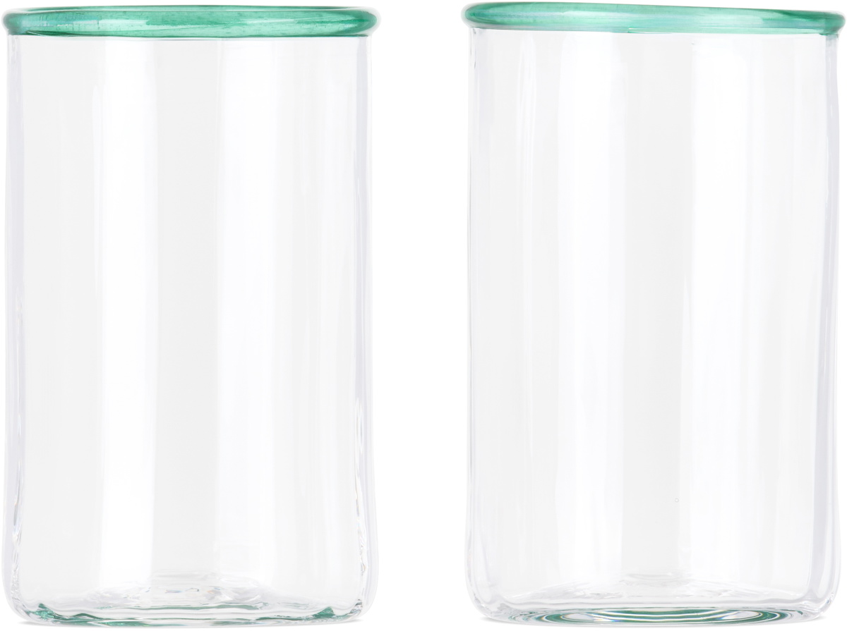 Akua Objects Green Small Peter Glass Set