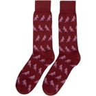 Paul Smith Pink Dino Socks