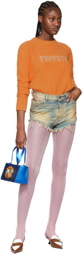 Puppets and Puppets Orange Organic Cotton Sweater