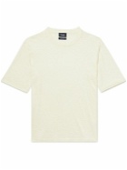 Drake's - Linen and Silk-Blend T-Shirt - Neutrals