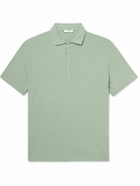 Boglioli - Cotton and Linen-Blend Polo Shirt - Green