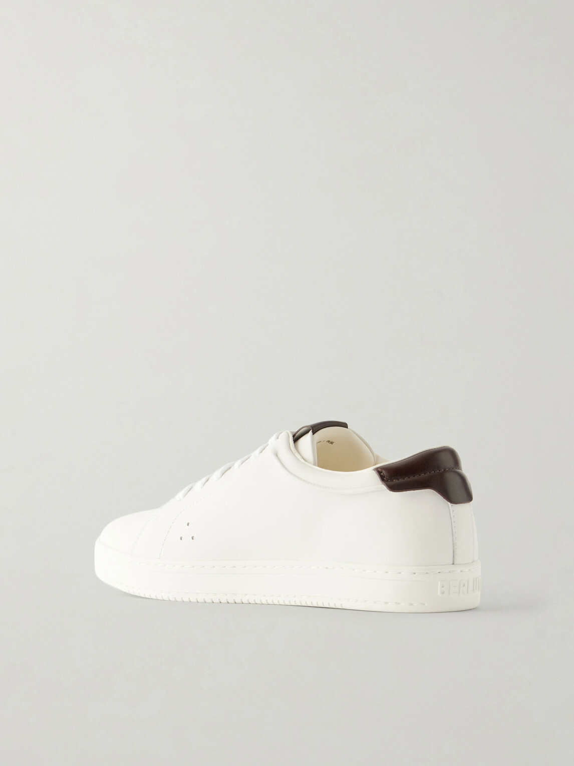 Berluti - Logo-Embossed Leather Sneakers - White