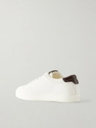 Berluti - Logo-Embossed Leather Sneakers - White
