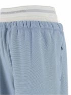 T by Alexander Wang wide Leg W/ Logo Elastic Exposed Brief Joggers