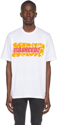 Dsquared2 White Cotton T-Shirt