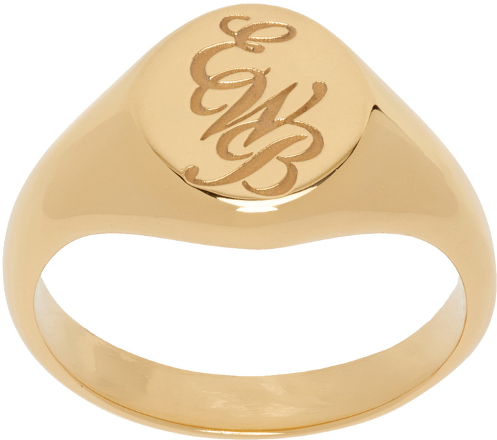 Photo: Ernest W. Baker Gold 'EWB' Ring