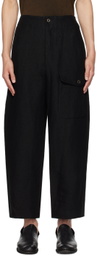 UMA WANG Black Paxton Trousers