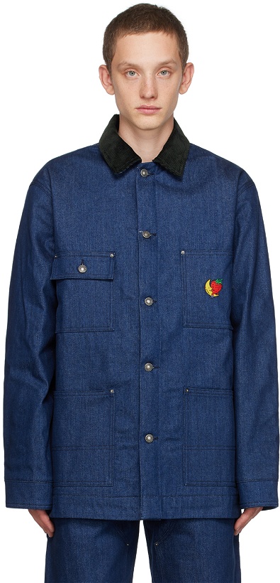 Photo: Sky High Farm Workwear Indigo Chore Denim Jacket