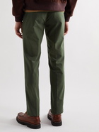 Incotex - Slim-Fit Ripstop Trousers - Green