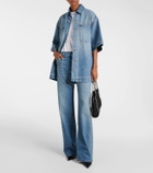 Stella McCartney Studded low-rise wide-leg jeans