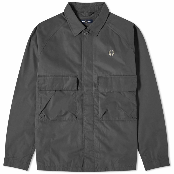 Photo: Fred Perry Men's Utility Overshirt in Gunmetal