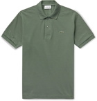 Lacoste - Cotton-Piqué Polo Shirt - Green