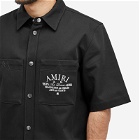 AMIRI Men's Arts District Short Sleeve Camp Shirt in Black
