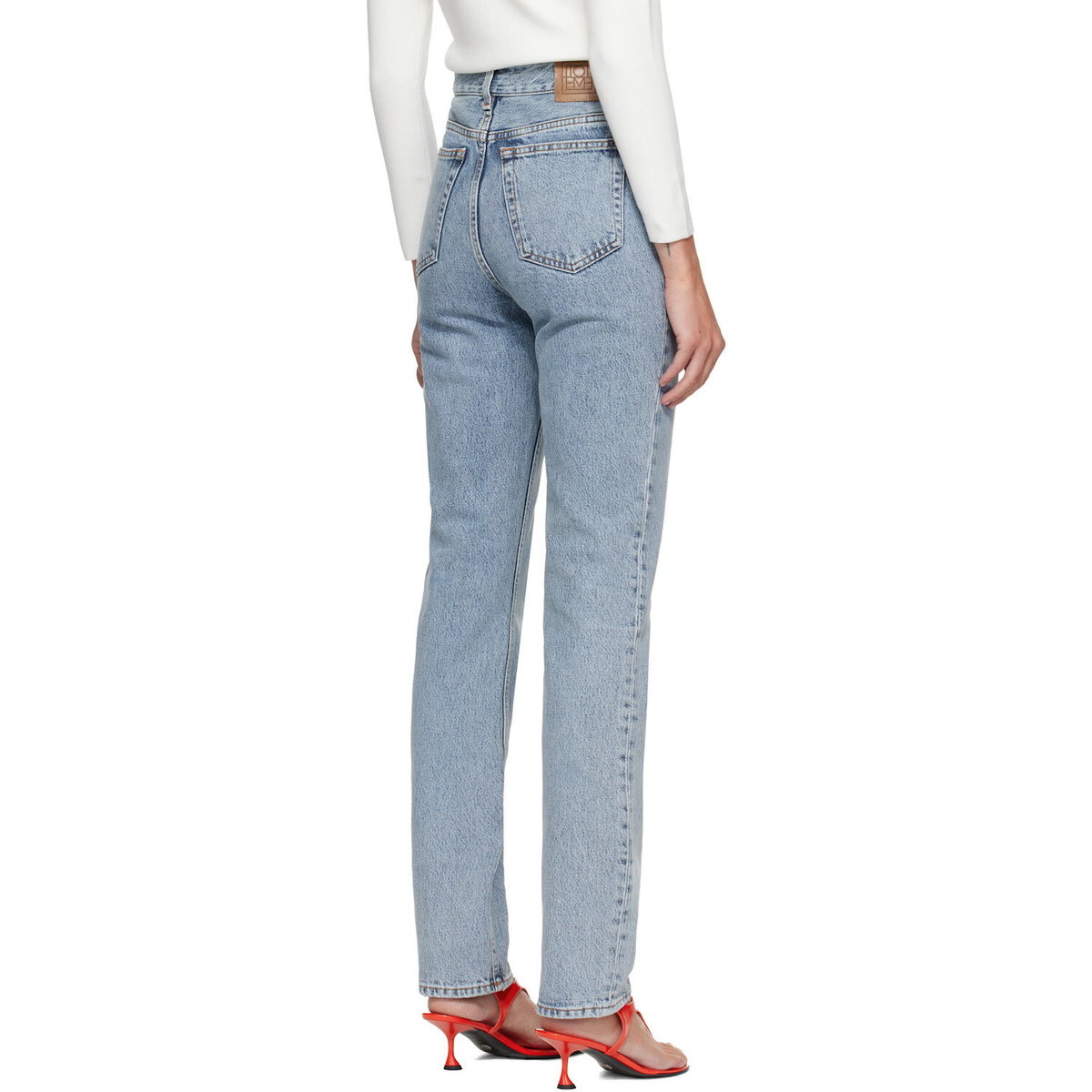TOTEME Blue High Slim Jeans