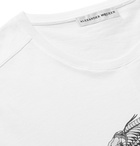 Alexander McQueen - Printed Cotton-Jersey T-Shirt - Men - White