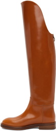 DURAZZI MILANO Tan Equestrian Boots