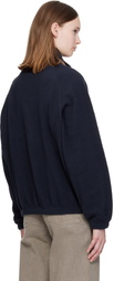 Nothing Written Navy Woolly Fleece Sweater