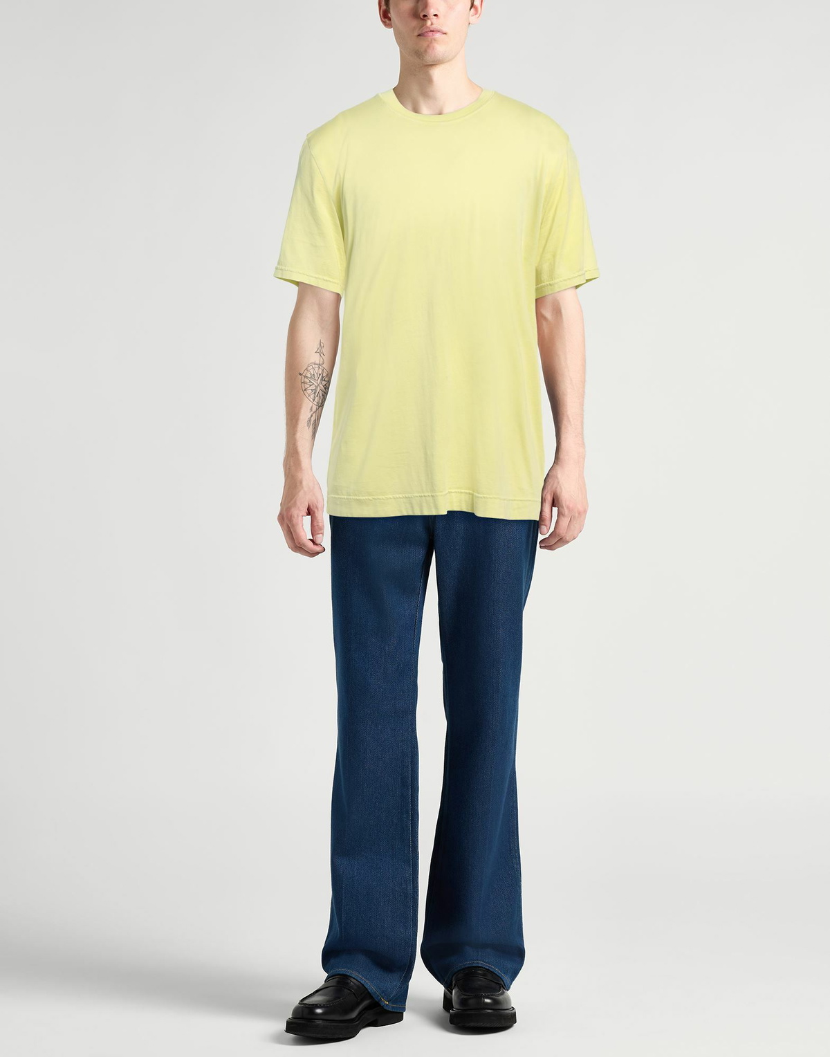 Fedeli Mens T-shirt Lime in Green