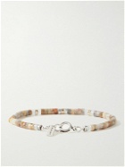 Marant - Perfectly Man Silver- and Gold-Tone Beaded Bracelet - Neutrals