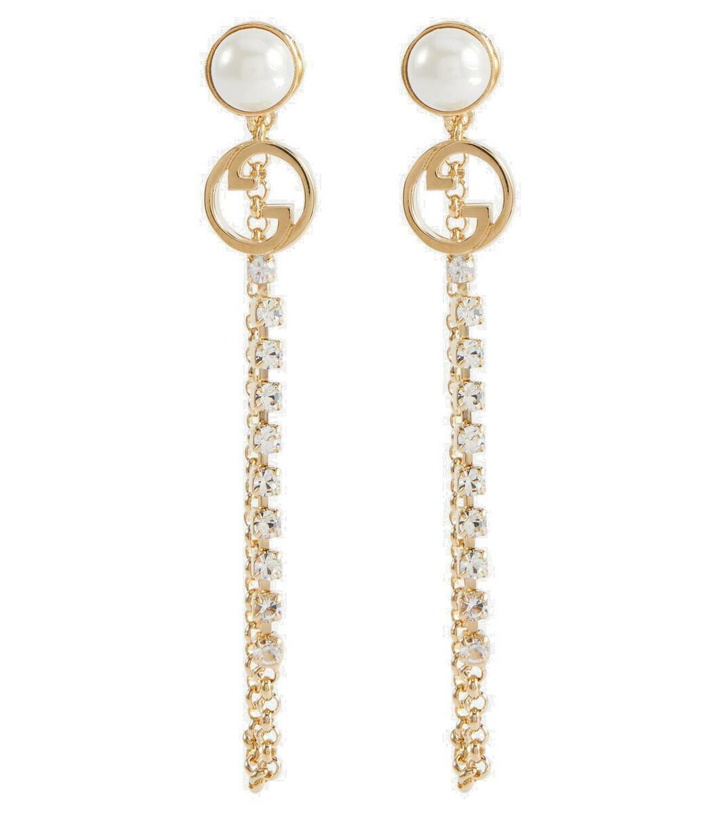 Photo: Gucci Gucci Blondie faux pearl earrings