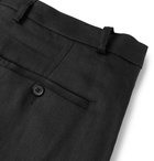 Jacquemus - Black Cropped Linen-Blend Trousers - Black